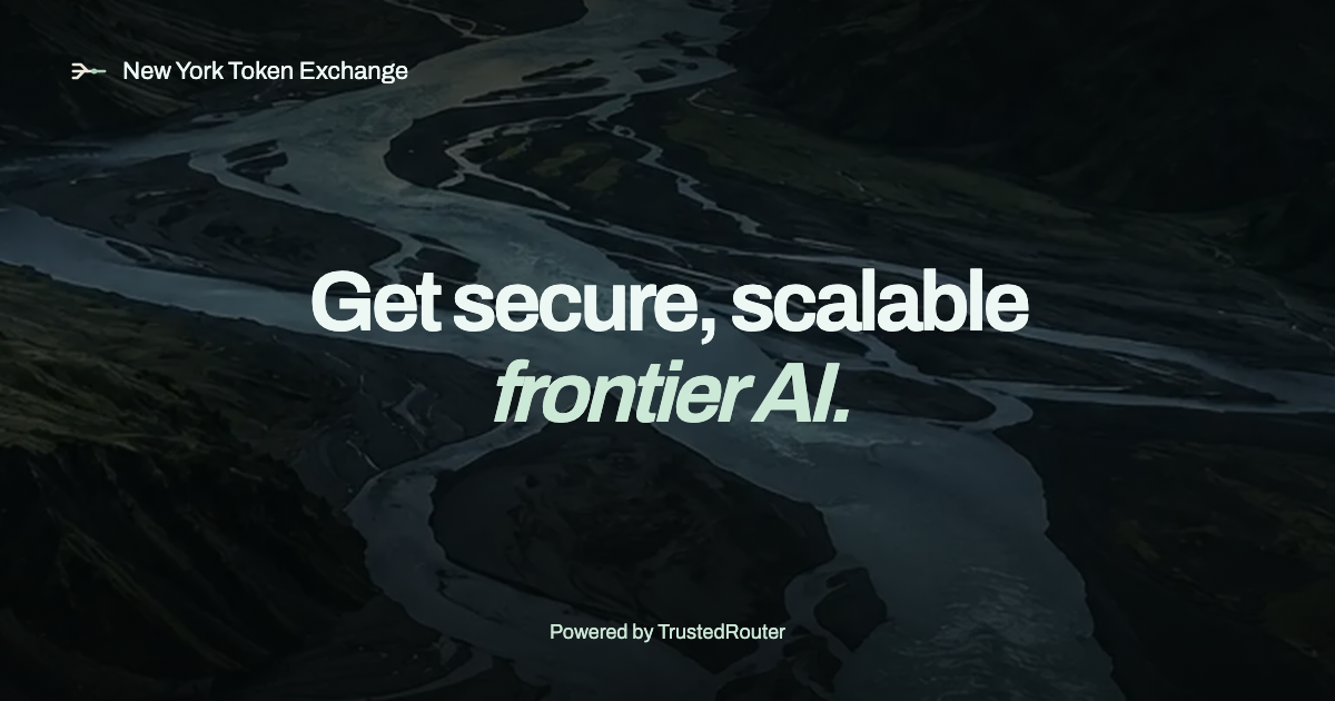 New York Token Exchange social image