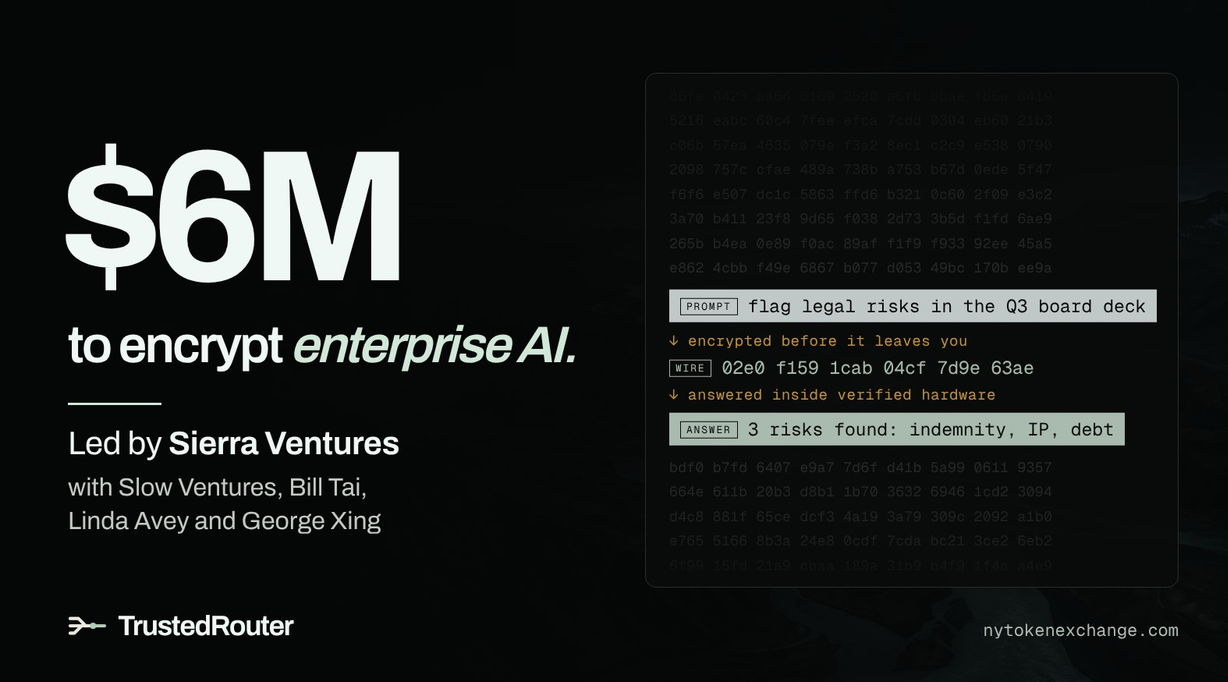 Intelligence is becoming a commodity. Today it gets an exchange. visual summary